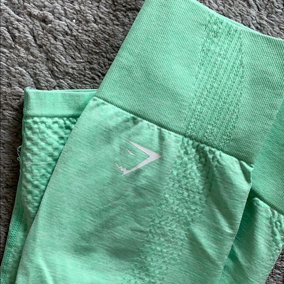 Gymshark Seamless Leggings - Mint Green size small - Picture 5 of 5